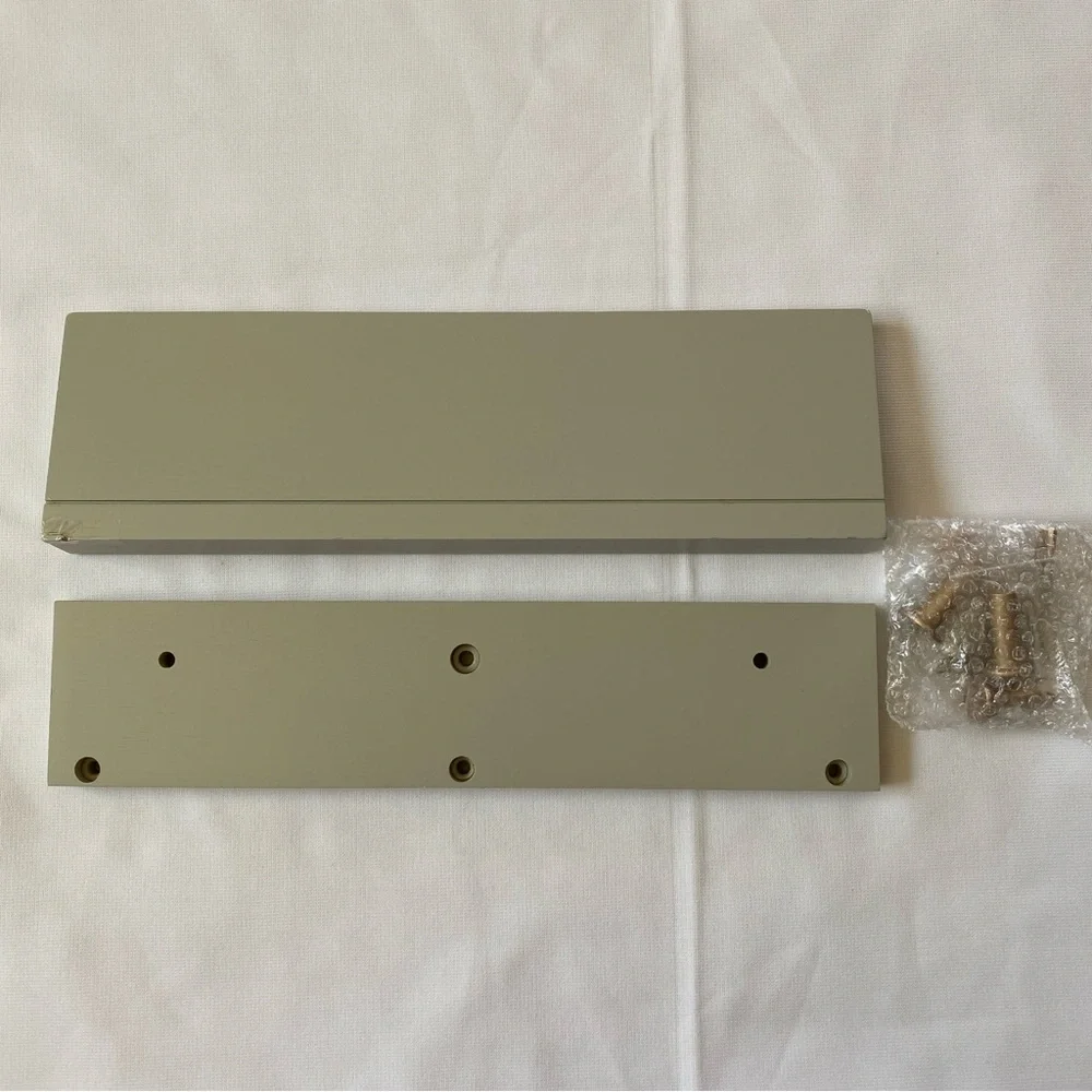 Sleek Olive Green Wall Shelf